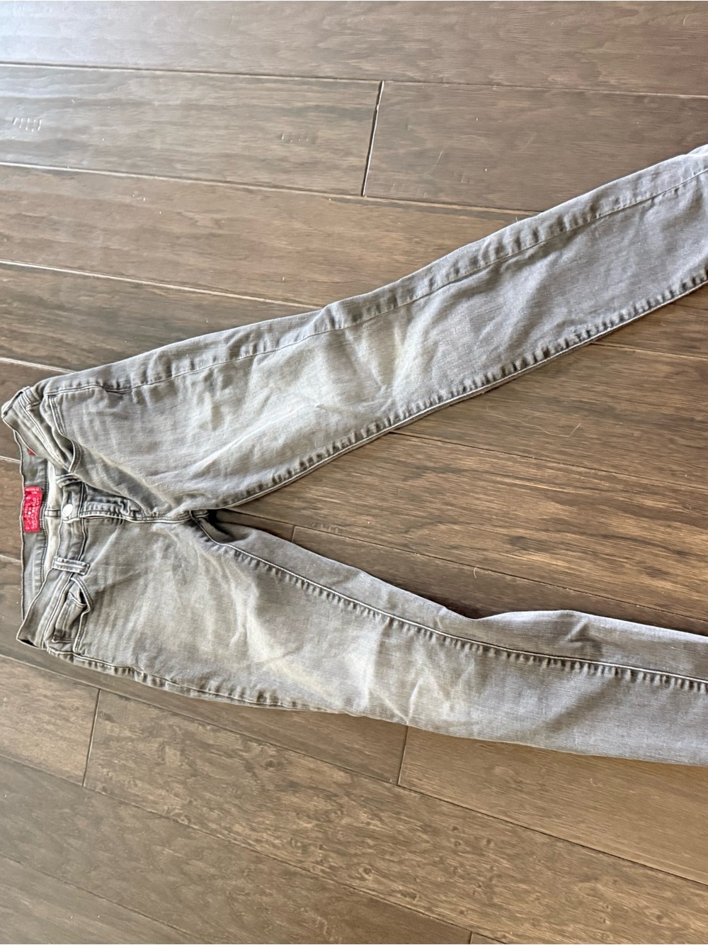 Lucky Brand Women's Skinny Jeans in Light Gray Wash